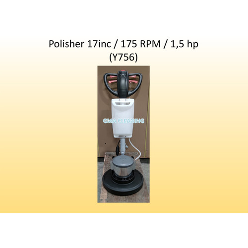 [EZM.0300097] Mesin Polisher Lantai 17inch / 175rpm / 1,5hp (YB768)