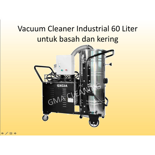 [EZM.0300134] Vacuum Cleaner untuk Industrial 60 liter untuk Basah dan Kering (2MTR)