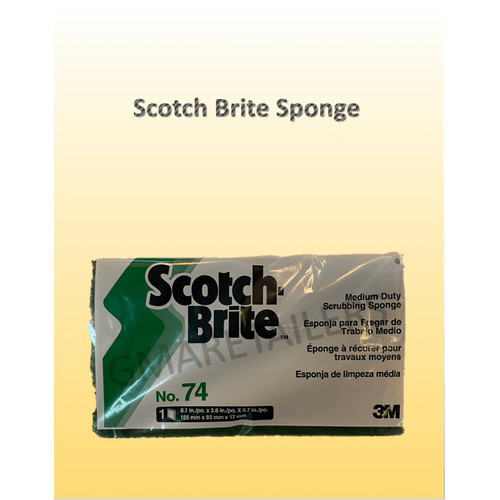 [EZM.0300197] SCOTCH BRITE SPONGE NO 74 || MEDIUM DUTTY SCRUBBING SPONGE