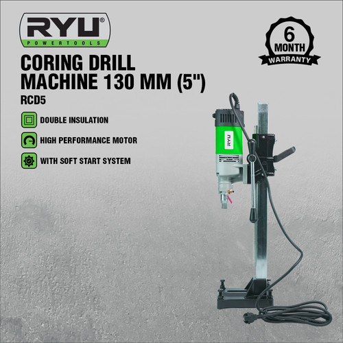 Ryu (Un) Coring Drill Machine 130 Mm (5") / Coring Drill Machine 130 M