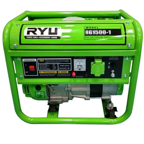 Ryu Gasoline Generator Set Rg1500-1 - Generator Listrik