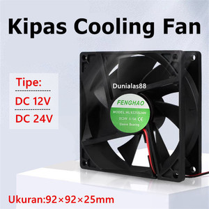 [EZM.1180089] Kipas Cooling Fan 9225 DC12V DC24V 90×90×25 Kipas Pendingin industri