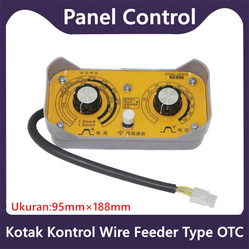 [EZM.1180109] Panel Control Kotak Kontrol 4 Kabel MIG Wire Feeder Type OTC