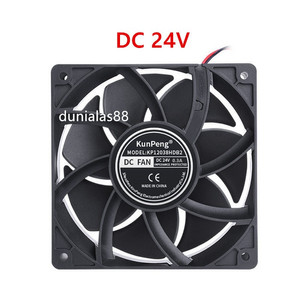 [EZM.1180141] Kipas Cooling Fan DC12V DC24V Kipas Pendingin DC 12V 24V 12×12×3.8cm