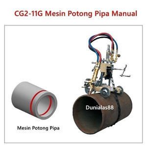 [EZM.1180159] CG2-11D Mesin Potong Pipa Otomatis Manual CG2-11G Hand Pipe Gas Cutter
