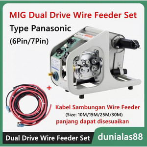 [EZM.1180161] Dual Drive Wire Feeder Mesin Las Mig CO2 Kabel Cable Sambungan SET