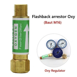 [EZM.1180170] Flashback Arrestor Regualtor Oxy Ace LPG Flash Back Oxygen Acetylene