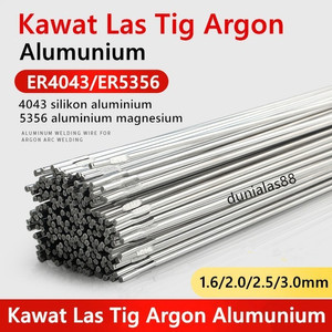 [EZM.1180173] Kawat Las Tig Alumunium ER4043 ER5356 ER 4043 5356 1.6mm 2.5mm 3.0mm