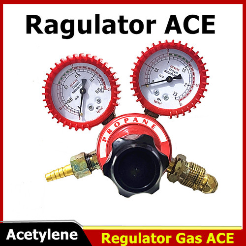 [EZM.1180235] Regulator Gas Acetylene ACE Untuk Tabung Las Welding Asetilin