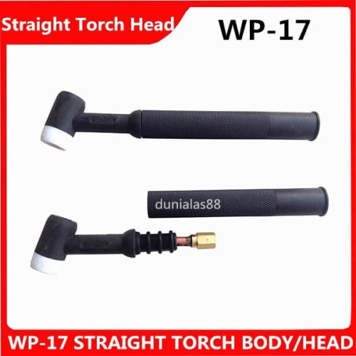 [EZM.1180469] Straight Torch Body/Torch Head WP-17 Untuk WP-17 TIG Welding Torch