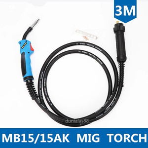 Stang MIG/MIG Torch Type MB 15 MB-15 MB15 Panjang 5M stang gun co co2