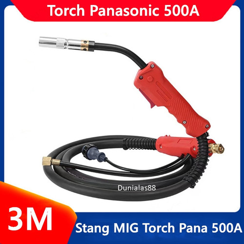 Stang MIG/MIG Torch Type Pana 500A P500A P 500A Panjang Kabel 3 Meter