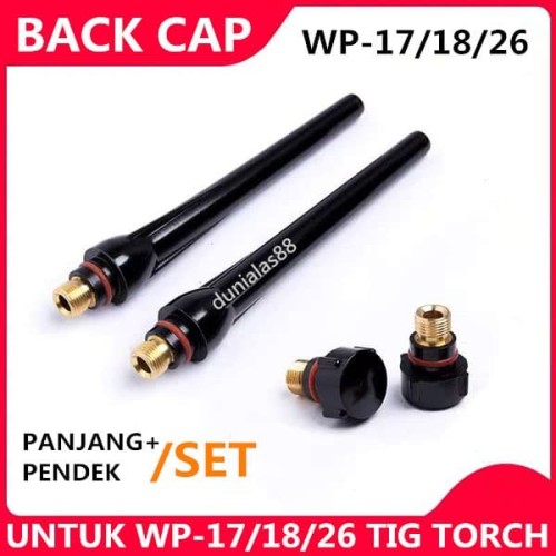 [EZM.1180541] Back Cap Long + Short Tig Argon Alat Las 57Y02 WP17 WP18 WP26