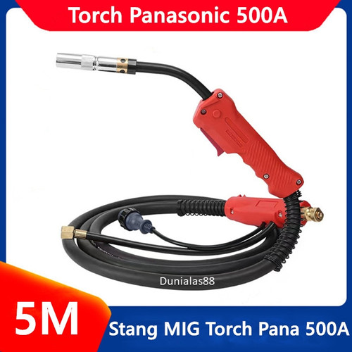 Stang MIG Torch Type Pana 500A P500A P 500A Panjang Kabel 5 Meter 5M