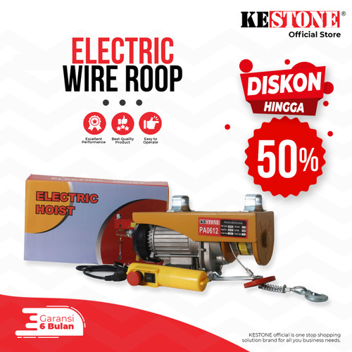 [EZO.5900024] ELECTRIC WIRE ROPE ELECTRIC HOIST TAKEL KATROL LISTRIK