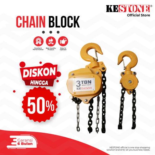 [EZO.5900026] Chain Block - Chain Hoist Lever Katrol 1 Ton 2 Ton 3 Ton 5 Ton