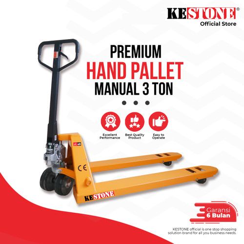 [EZO.5900033] Hand Pallet Manual 3 Ton PREMIUM -Hand Forklift Hand Lift Pallet Truck