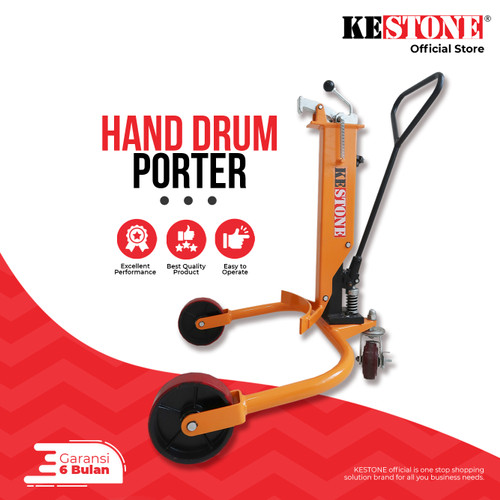 [EZO.5900051] Hand Drum Porter - Drum Trolley Loader Pengangkat Drum