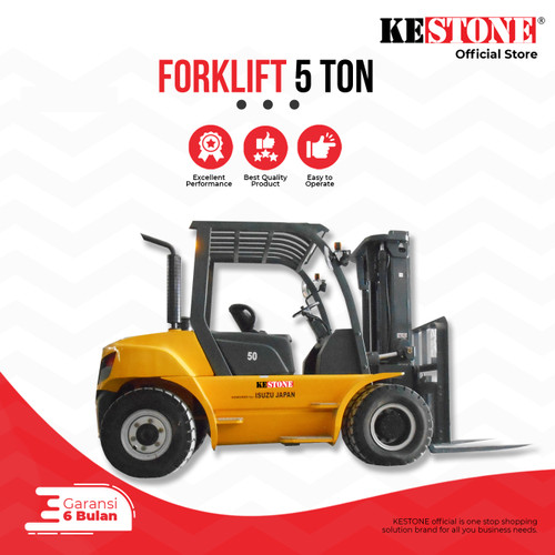 [EZO.5900053] Forklift 5 Ton - Forklift Diesel Manual Engine Isuzu