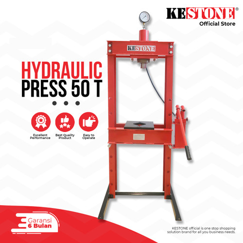 [EZO.5900060] Hydraulic Press 50 Ton - Mesin Alat Press Hidrolik