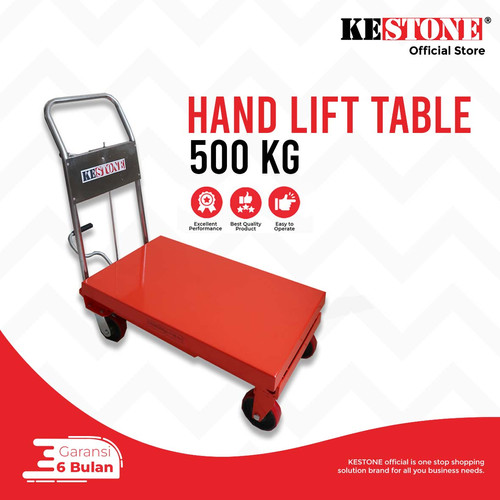 [EZO.5900065] Hand Lift Table 500 Kg - Table Lift Truck Manual