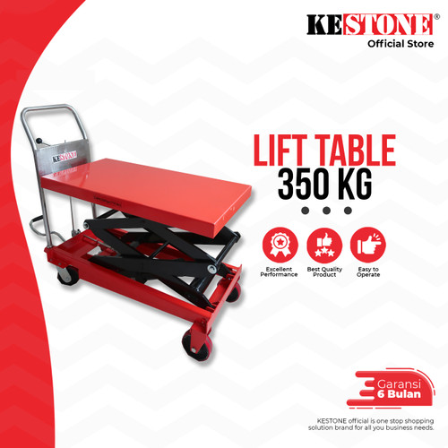[EZO.5900066] Hand Lift Table 350 Kg - Table Lift Truck Manual