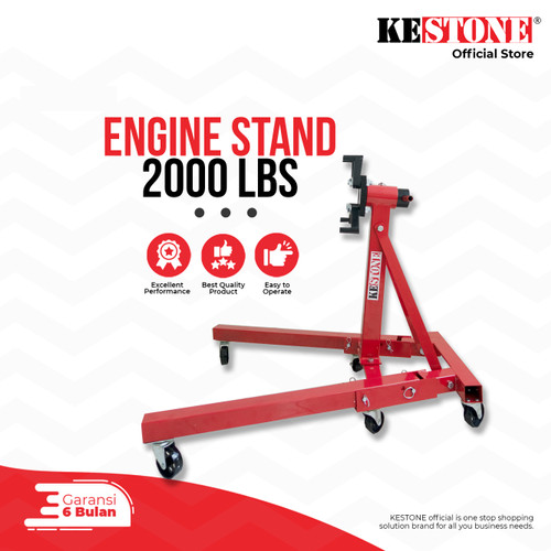 [EZO.5900067] Engine Stand 2000 LBS - Alat Dudukan Service Mesin Mobil