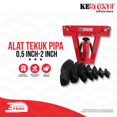 [EZO.5900072] Alat Tekuk Pipa 0,5 - 2 inch - Pipe Bender Alat Bending Pipa Duduk