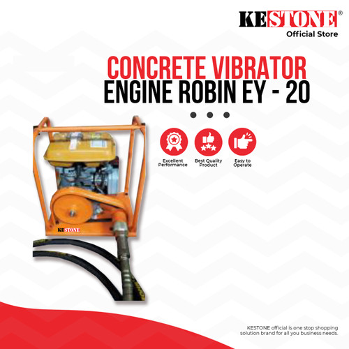 [EZO.5900080] Concrete Vibrator engine Robin EY 20 - Mesin Cor Beton Semen