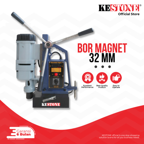[EZO.5900097] Bor Magnet 32 mm - Magnetic Drill Mesin Bor Besi Magnet