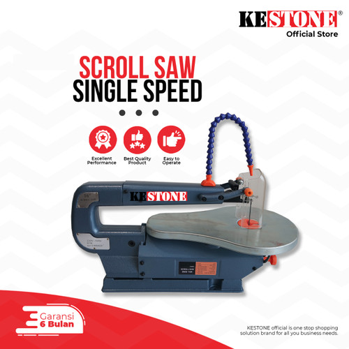 [EZO.5900105] Scroll Saw Single Speed - Mesin Gergaji Meja Ukir Kayu Akrilik