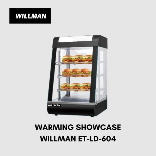 [EZO.5000067] Warming Showcase Penyimpan Makanan Food Display Warmer ET-LD-604
