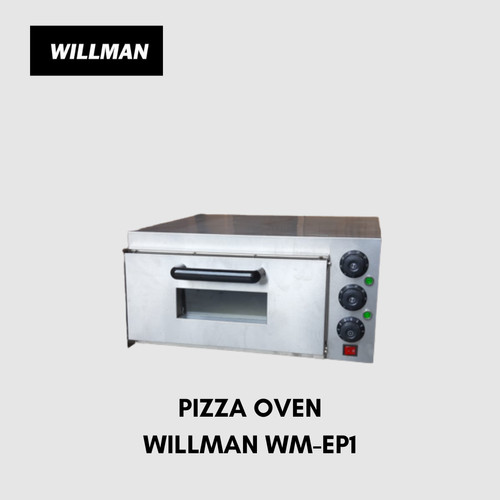 [EZO.5000068] Oven Listrik Pizza Stone Electric Commercial 1 Deck Dasar Batu WILLMAN