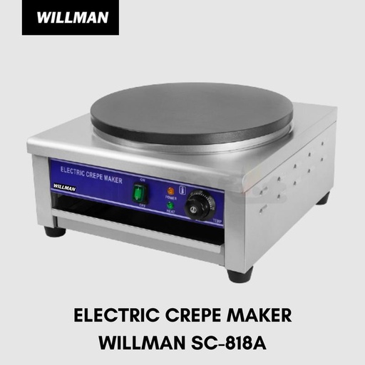 [EZO.5000094] Electric Crepe Maker Mesin Crepes Listrik WILLMAN SC-818A GARANSI