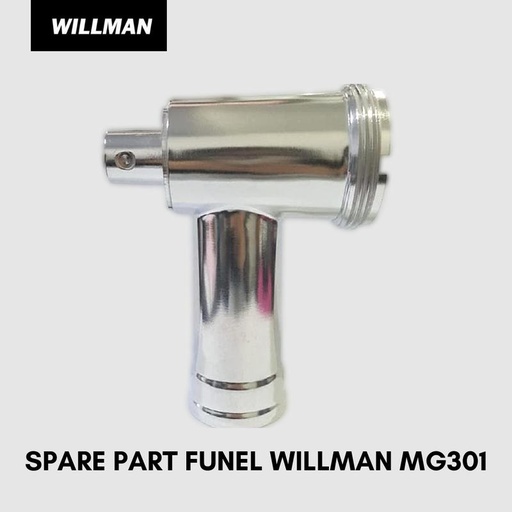 [EZO.5000117] Spare Part: Funel Corong Alumunium Meat Grinder WILLMAN MG301