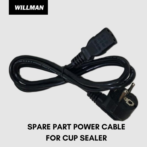 [EZO.5000250] Spare Part: Power Cable Kabel Cup Sealer