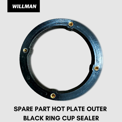 [EZO.5000147] Spare Part: Hot Plate Outer Black Ring Ring Hitam Keliling Cup Sealer