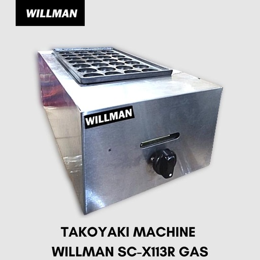 [EZO.5000156] Mesin Panggang Takoyaki GAS Fish Pellet Grill Baker SC-X113R
