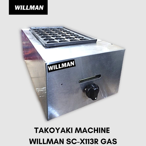[EZO.5000156] Mesin Panggang Takoyaki GAS Fish Pellet Grill Baker SC-X113R