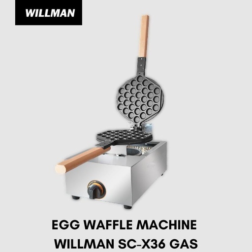 [EZO.5000264] Mesin Cetak Wafel/ Egg Waffle Maker Wafflelicious (Gas)