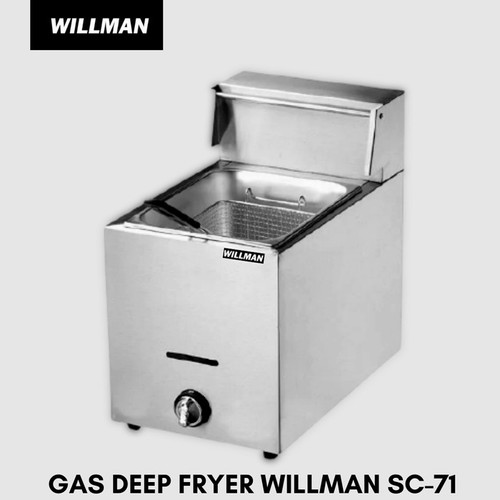 [EZO.5000174] Mesin Goreng/ Penggoreng/ Gas Deep Fryer 6 Liter WILLMAN SC-71 GARANSI