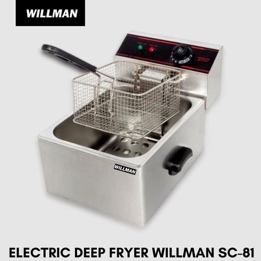 [EZO.5000175] Mesin Goreng/ Penggoreng/ Electric Fryer 6 Liter WILLMAN SC-81 GARANSI