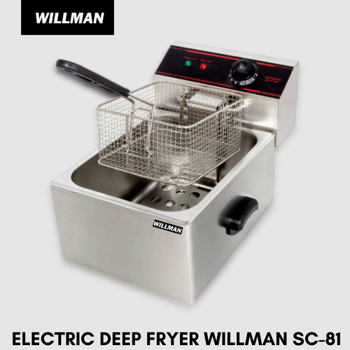 [EZO.5000175] Mesin Goreng/ Penggoreng/ Electric Fryer 6 Liter WILLMAN SC-81 GARANSI