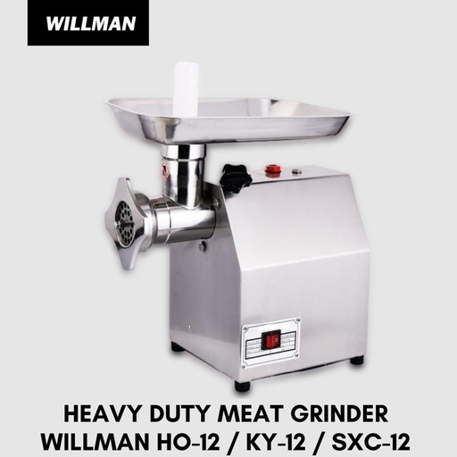 [EZO.5000216] Penggiling Daging/ Electric Meat Grinder WILLMAN KY-12 Stainless