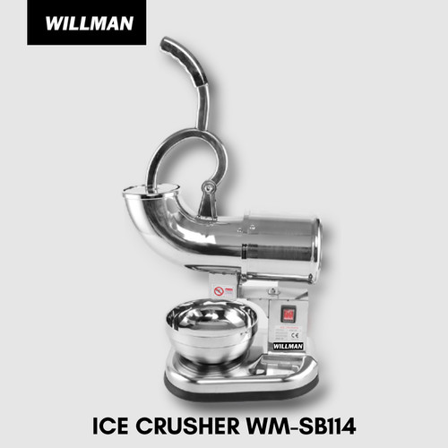 [EZO.5000224] Mesin Es Serut (Ice Crusher) WILLMAN WM-SB114 Full Stainless Steel