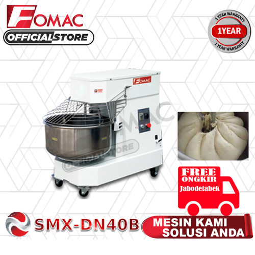 [EZO.5200277] Mesin Pengaduk Adonan Spiral Mixer 40 Liter SMX-DN40B FOMAC