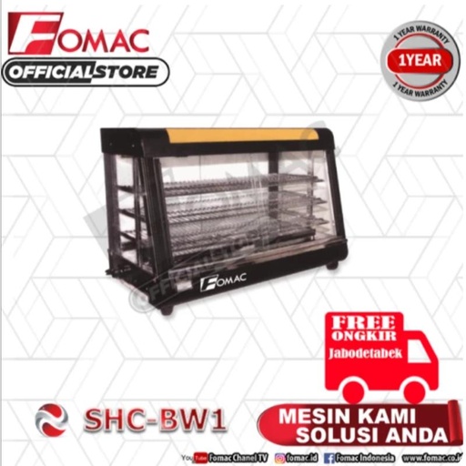 [EZO.5200288] Mesin Showcase Penghangat Makanan SHC-BW1 FOMAC
