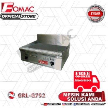 [EZO.5200291] Mesin Pemanggang Daging Steak Gas Griddle GRL-G792 FOMAC
