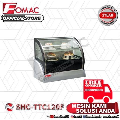 [EZO.5200302] Mesin Showcase Pendingin Cold Showcase SHC-TTC120F FOMAC