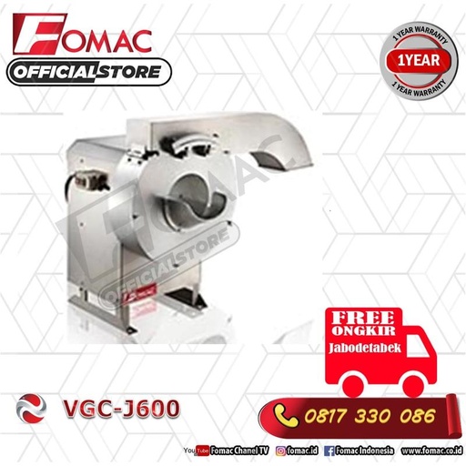 [EZO.5200313] Mesin Potong Kentang french fries Potato Stik VGC-J600 FOMAC